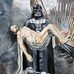 Framed Original Oil Painting Closed Corner Frame