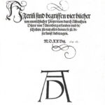 Monogram of artist Albrecht Duhrer